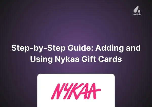 Step-by-Step Guide: Adding and Using Nykaa Gift Cards